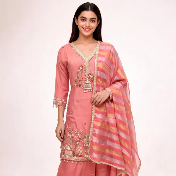 Pink_Shimmer_Embroidered_Ethnic_Suit_Set_For_Women