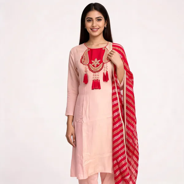Pink_Shimmer_A-Line_Embroidered_Suit_Set_For_Women