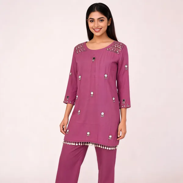 Purple_Cotton_Straight_Mirror_Work_Co-Ord_Set_For_Women