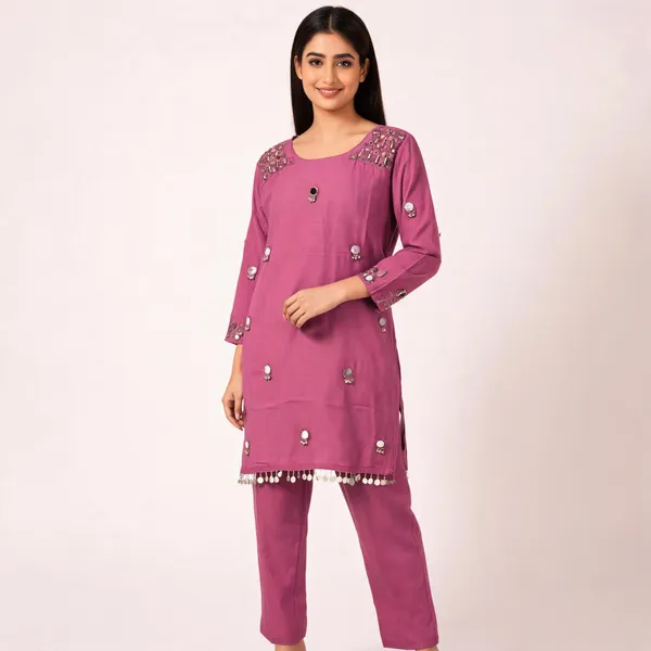Purple_Cotton_Straight_Mirror_Work_Co-Ord_Set_For_Women