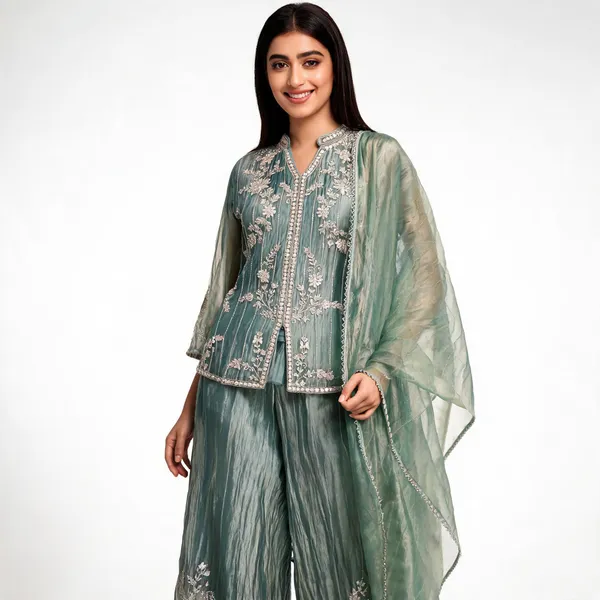 Sea_Green_Crush_Tissue_Embroidered_Suit_Set_For_Women