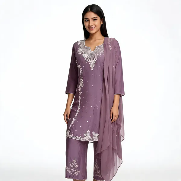 Purple_Chinon_Straight_Embroidered_Kurta_Pant_Set_For_Women