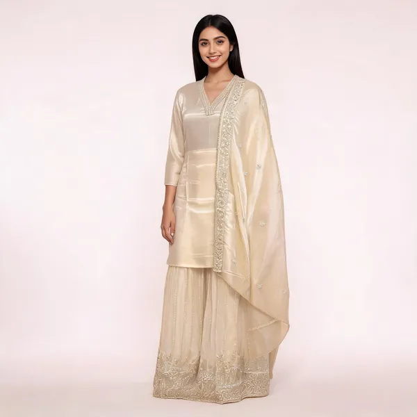 Ivory_Shimmer_Straight_Kurta_Sharara_Dupatta_Set_For_Women