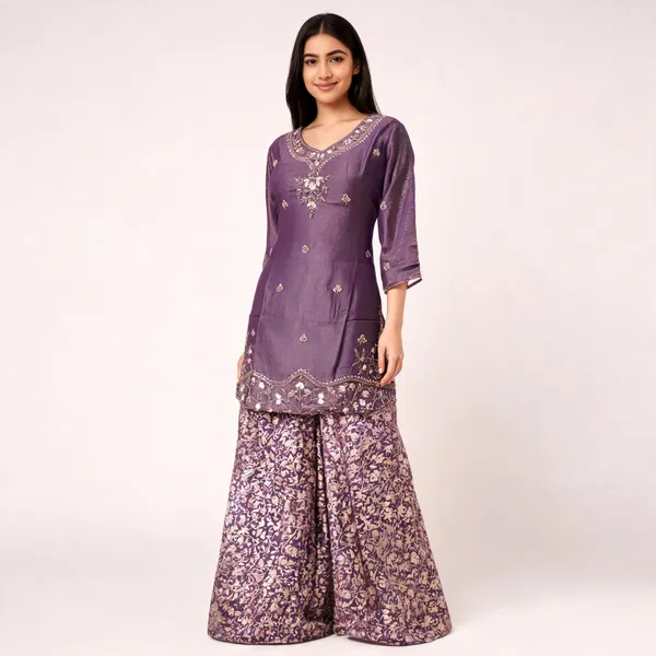 Purple_Shimmer_Straight_Embroidered_Kurti_Garara_Set_For_Women