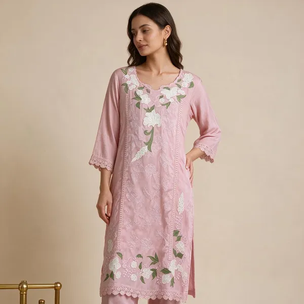 Pink_Cotton_Printed_Kurta_For_Women