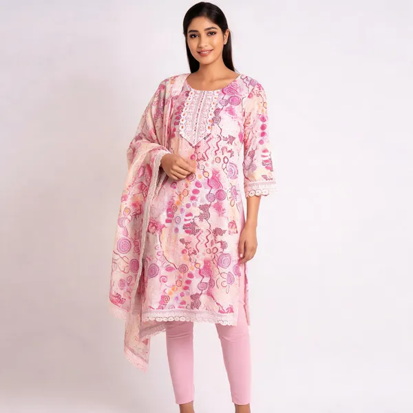 Pink_Schiffli_Lace_Detail_Kurta_Pant_Dupatta_Set_For_Women