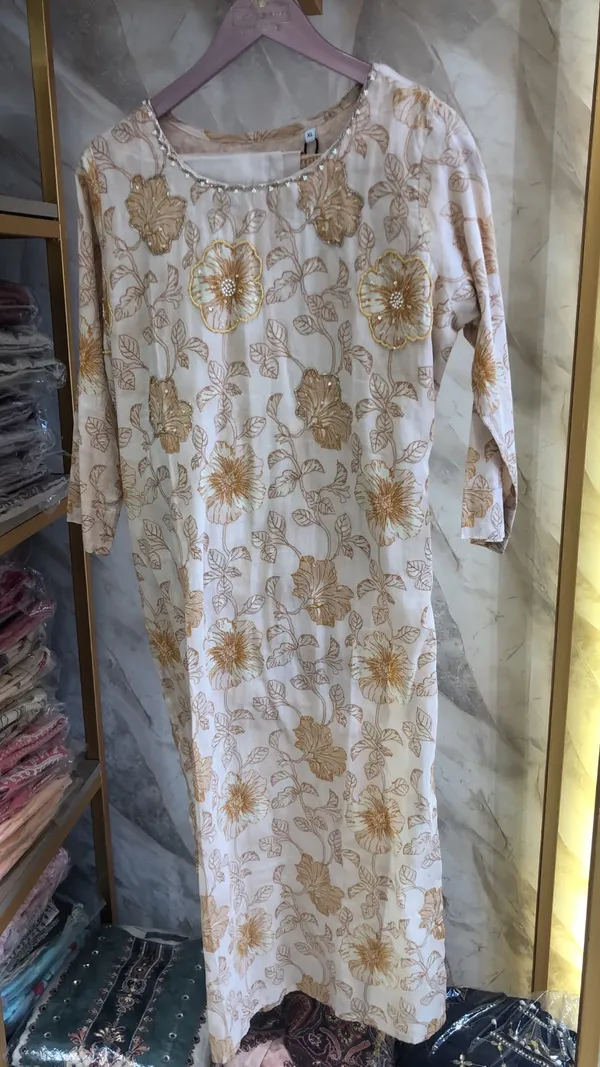 Light_Beige_Cotton_Printed_Kurta_Pant_Dupatta_Set_For_Women