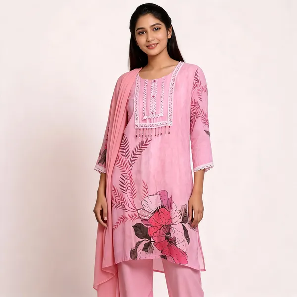 Baby_Pink_Cotton_Lace_Detail_Kurta_Pant_Dupatta_Set_For_Women