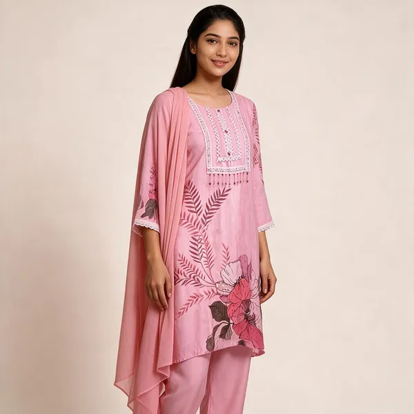 Baby_Pink_Cotton_Lace_Detail_Kurta_For_Women