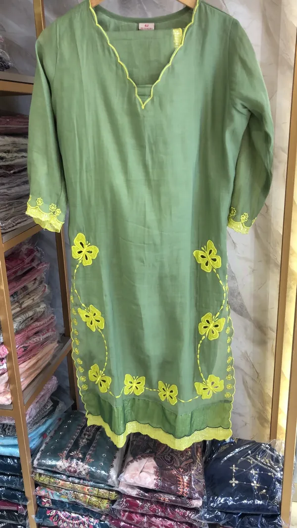 Green_Cotton_Boutique_Work_Kurta_Pant_Dupatta_Set_For_Women
