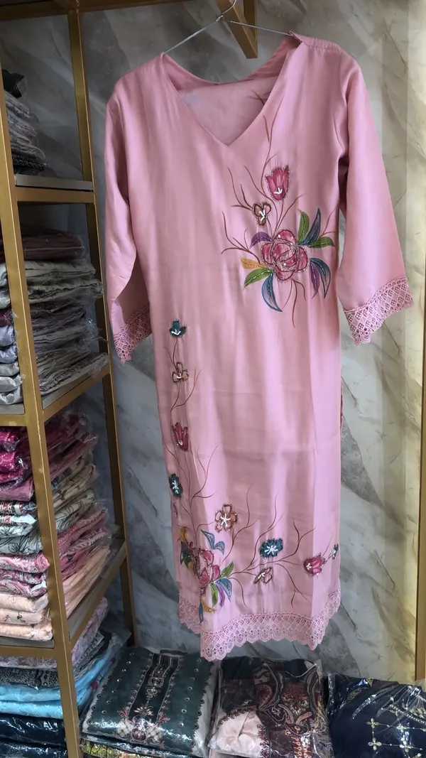 Baby_Pink_Cotton_Hand_Painted_Kurta_Pant_Dupatta_Set_For_Women