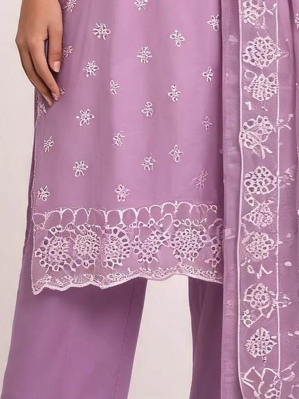Chikankari_Suit_Set_for_Women_-_Lavender_Cotton_3_Piece_with_Designer_Dupatta_|_Daily_Wear