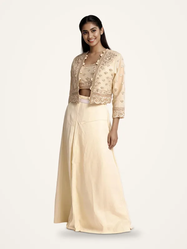 Jacket_Skirt_Set_with_Crop_Top_for_Women_-_Ivory_Shimmer_Heavy_Jacket_|_Party