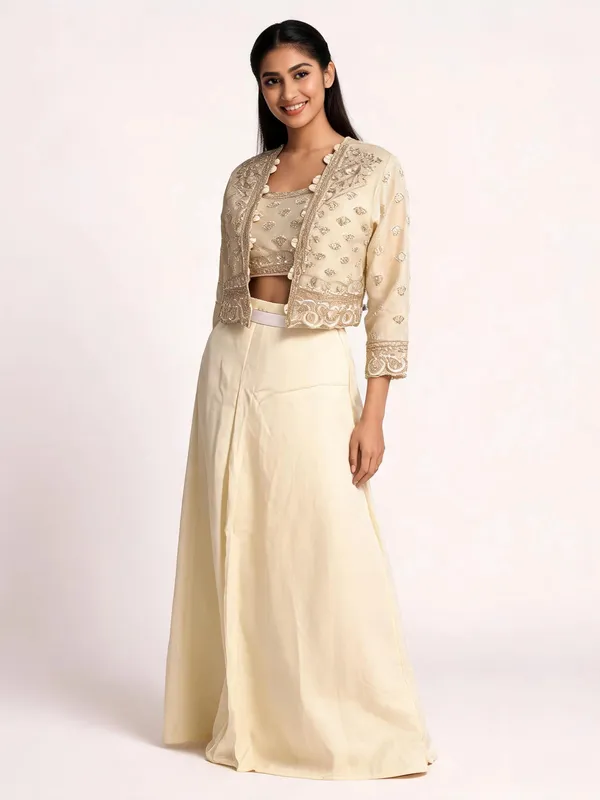 Jacket_Skirt_Set_with_Crop_Top_for_Women_-_Ivory_Shimmer_Heavy_Jacket_|_Party