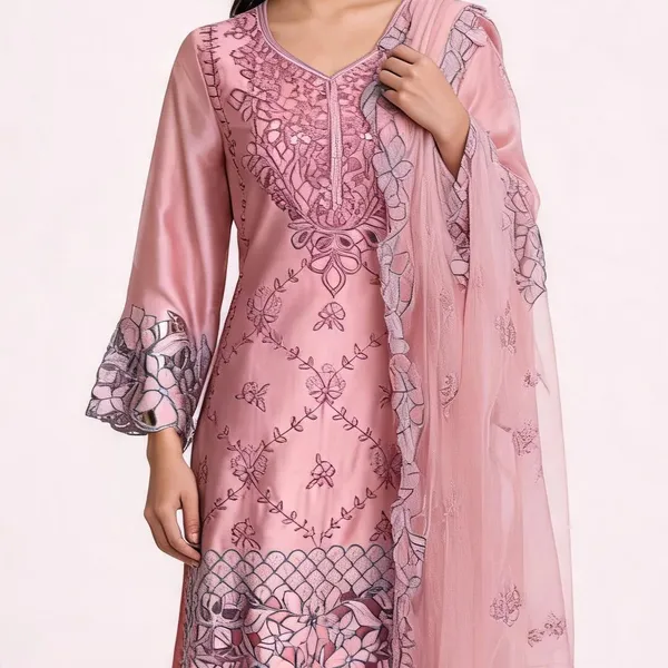 Pakistani_Suit_Set_for_Women_-_Pink_Satin_Laser_Cut_|_Festive_Wear