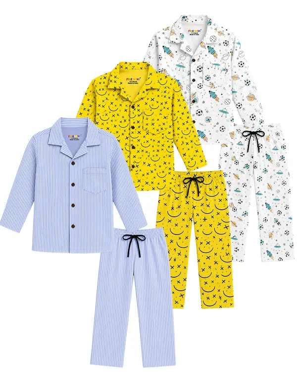 Multicolor_Cotton_Printed_Pajama_Sets_for_Boys