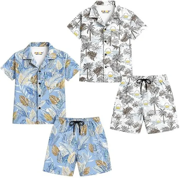 FINEWAVE_Boys_Casual_Shirt_Shorts