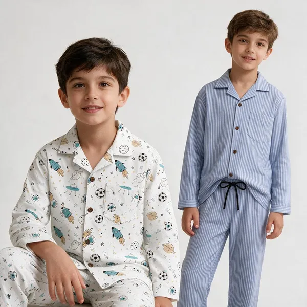 Printed_And_Striped_Kids_Full_Sleeve_Pajama_Set