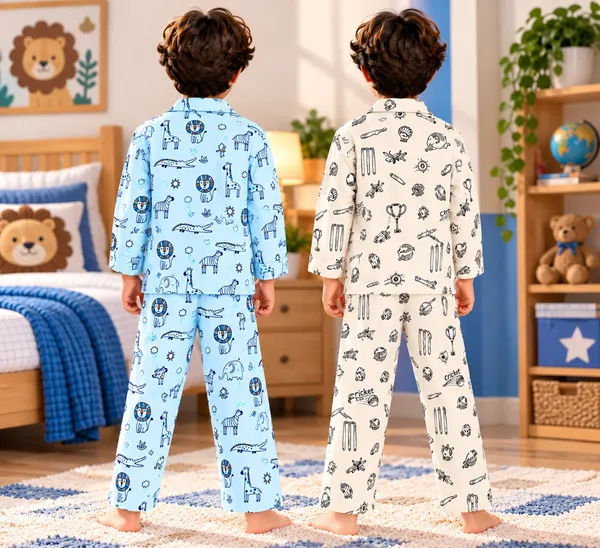 Light_Blue_Printed_Pajama_Set_for_Kids_-_Pack_of_2