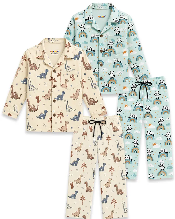 Multicolor_Printed_Pajama_Sets_for_Kids