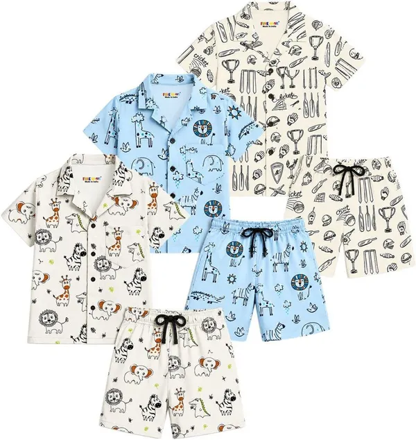 FitWave_Boys_Casual_Shirt_Shorts_(multicolor,_Pack_of_3)
