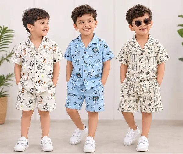 FitWave_Boys_Casual_Shirt_Shorts_(multicolor,_Pack_of_3)