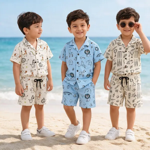 FitWave_Boys_Casual_Shirt_Shorts_(multicolor,_Pack_of_3)