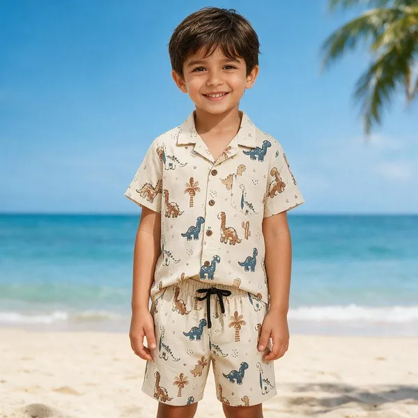 FITWAVEHOSIERY_Boys_Casual_Shirt_Shorts