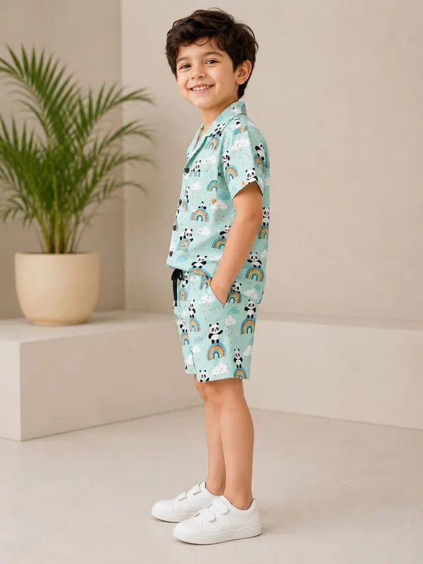 FitWave_Boys_Casual_Shirt_Shorts