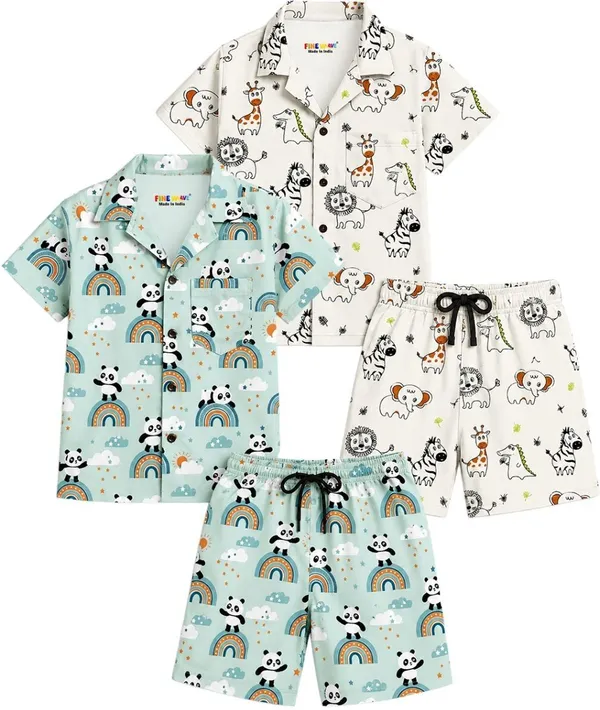 FitWave_Boys_Casual_Shirt_Shorts
