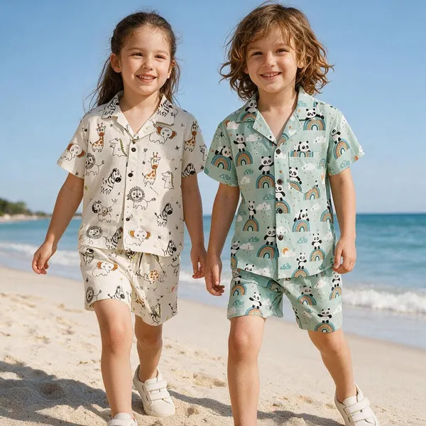 FitWave_Boys_Casual_Shirt_Shorts