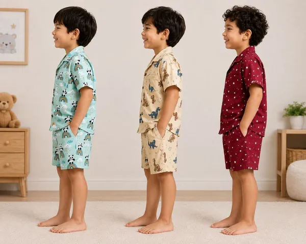 FitWave_Boys_&_Girls_Casual_Shirt_Shorts_(multicolor)