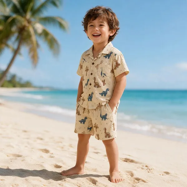 FitWave_Boys_&_Girls_Casual_Shirt_Shorts_(multicolor)