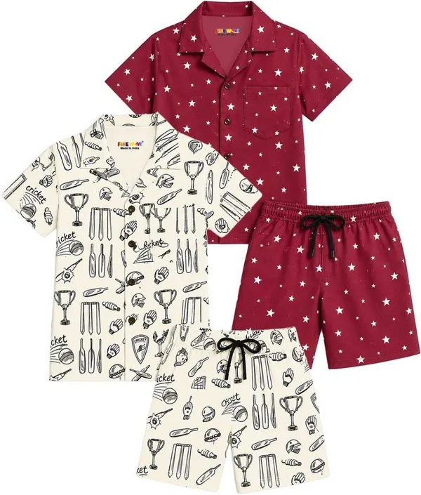 FitWave_Boys_Casual_Shirt_Shorts
