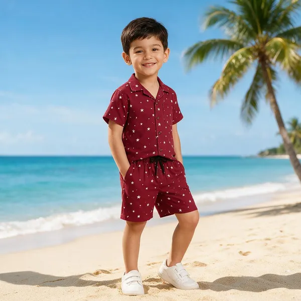 FitWave_Boys_Casual_Shirt_Shorts