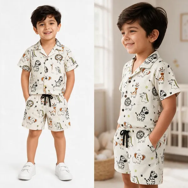 FitWave_Boys_Casual_Shirt_Shorts