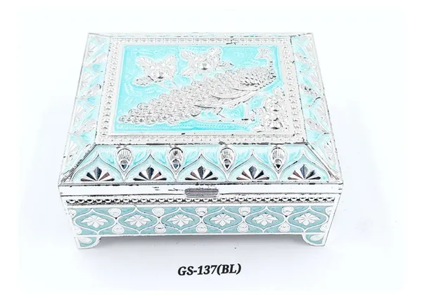 Metal_Ornate_Floral_Pattern_Decorative_Storage_Box