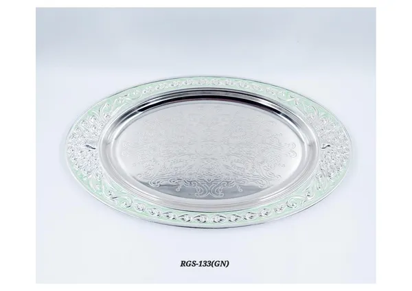 Metal_Dining_Floral_Pattern_Oval_Serving_Platter