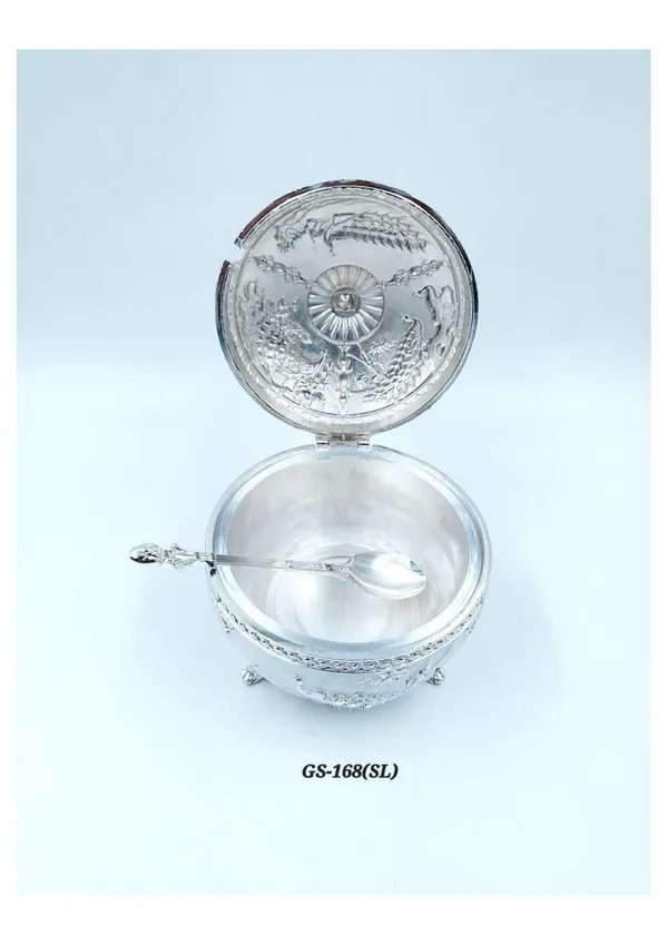 Metal_Traditional_Peacock_Embossed_Covered_Bowl_With_Spoon
