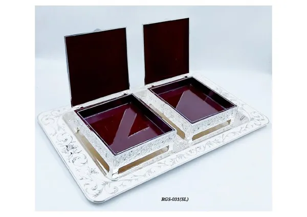 Metal_Ornate_Floral_Tray_With_Covered_Boxes_Set