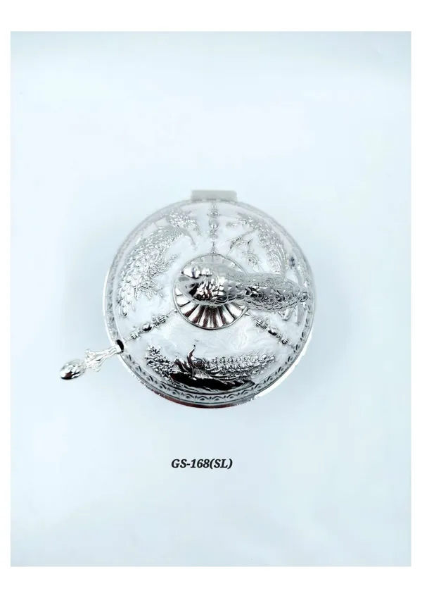 Metal_Traditional_Peacock_Embossed_Covered_Bowl_With_Spoon