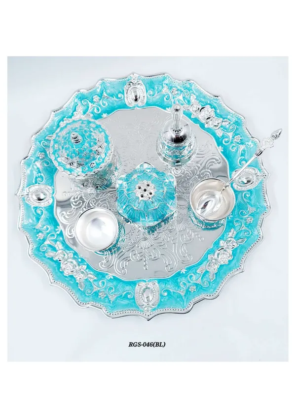 Metal_Enamel_Traditional_Floral_Tea_Serving_Set_Multicolour