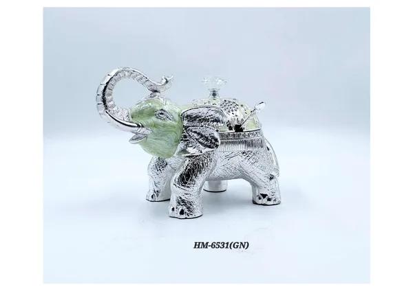 Metal_Elephant_Motif_Decorative_Storage_Container