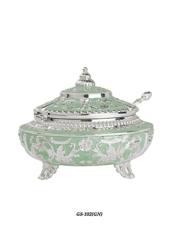 Metal_Traditional_Floral_Pattern_Covered_Serving_Bowl_With_Spoon