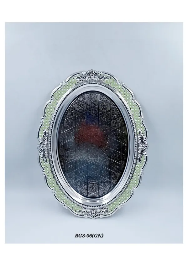 Metal_Ornate_Geometric_Pattern_Oval_Serving_Tray