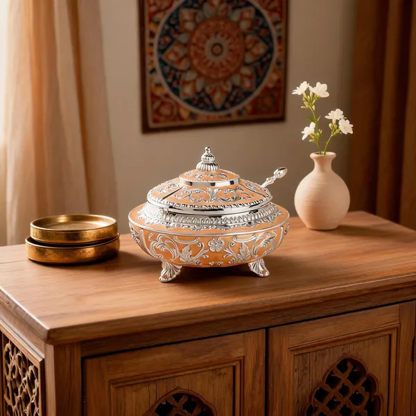 Metal_Traditional_Floral_Embossed_Lidded_Decorative_Bowl