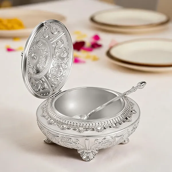 Metal_Traditional_Floral_Covered_Serving_Bowl