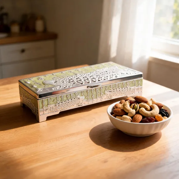 Metal_Ornate_Floral_Pattern_Dry_Fruit_Box