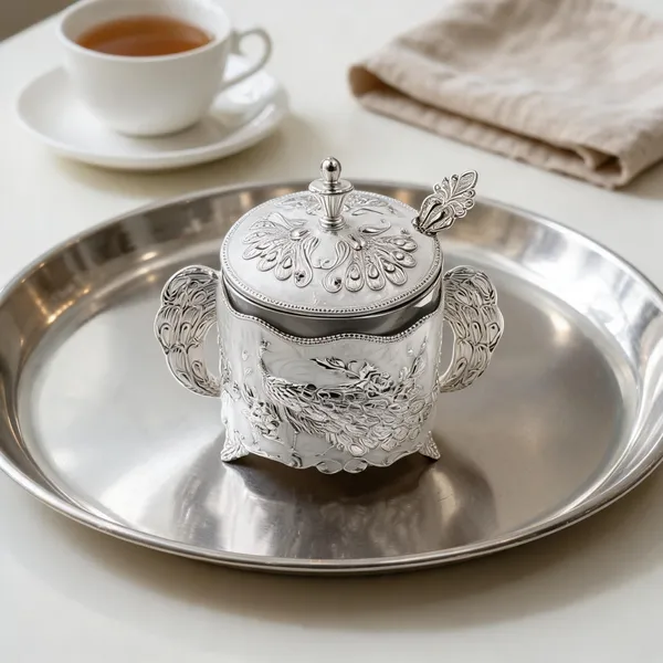 Metal_Ornate_Floral_Pattern_Lidded_Sugar_Bowl