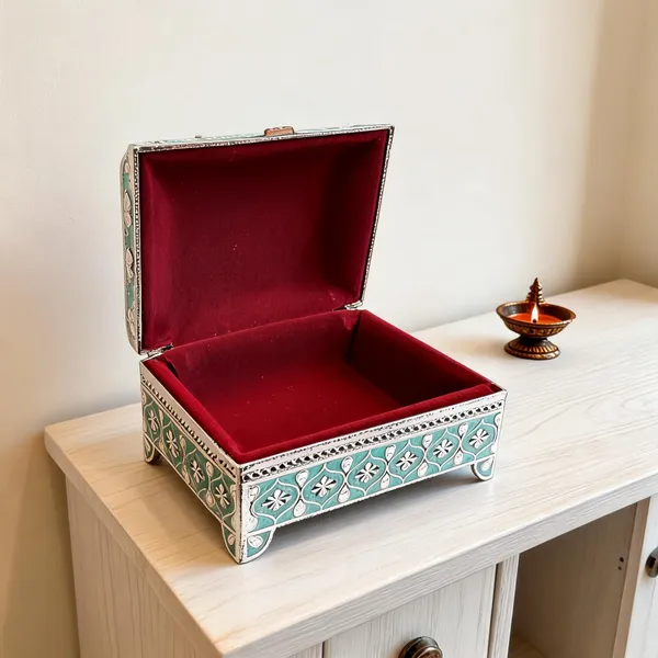 Metal_Ornate_Floral_Pattern_Decorative_Storage_Box